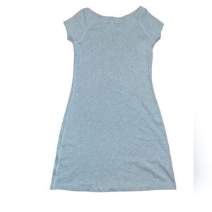 Philosophy 100% Cotton Cute Gray Cap Sleeve Midi Dress Size Medium